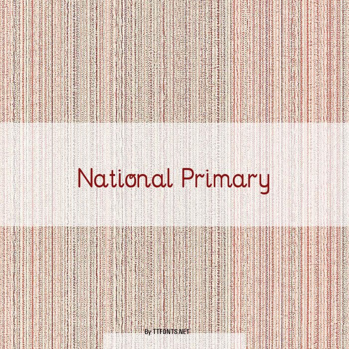 National Primary example